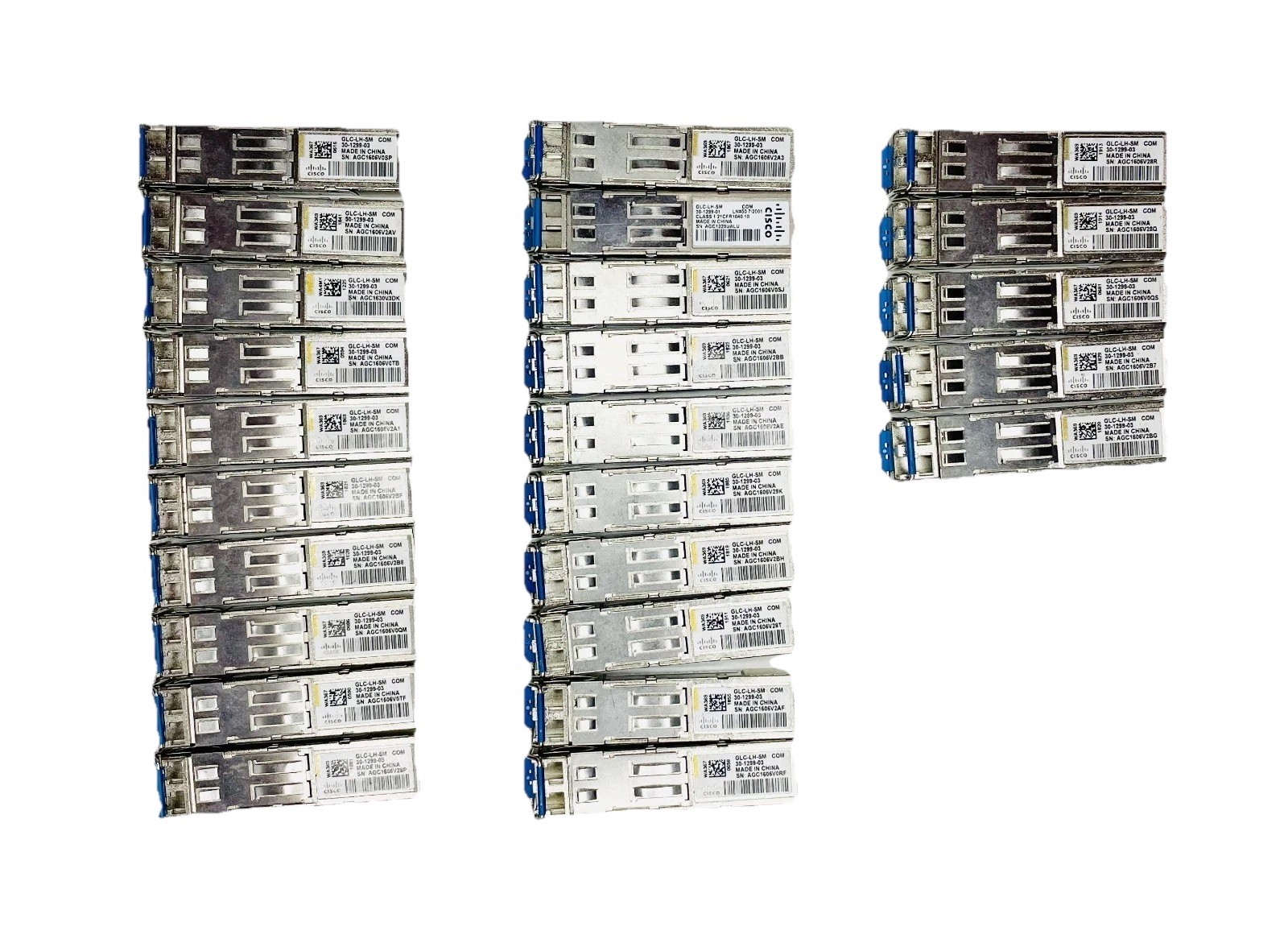 (Lot of 25) Genuine Cisco GLC-LH-SM SFP 1000BASE-LX/LH Transceiver Module