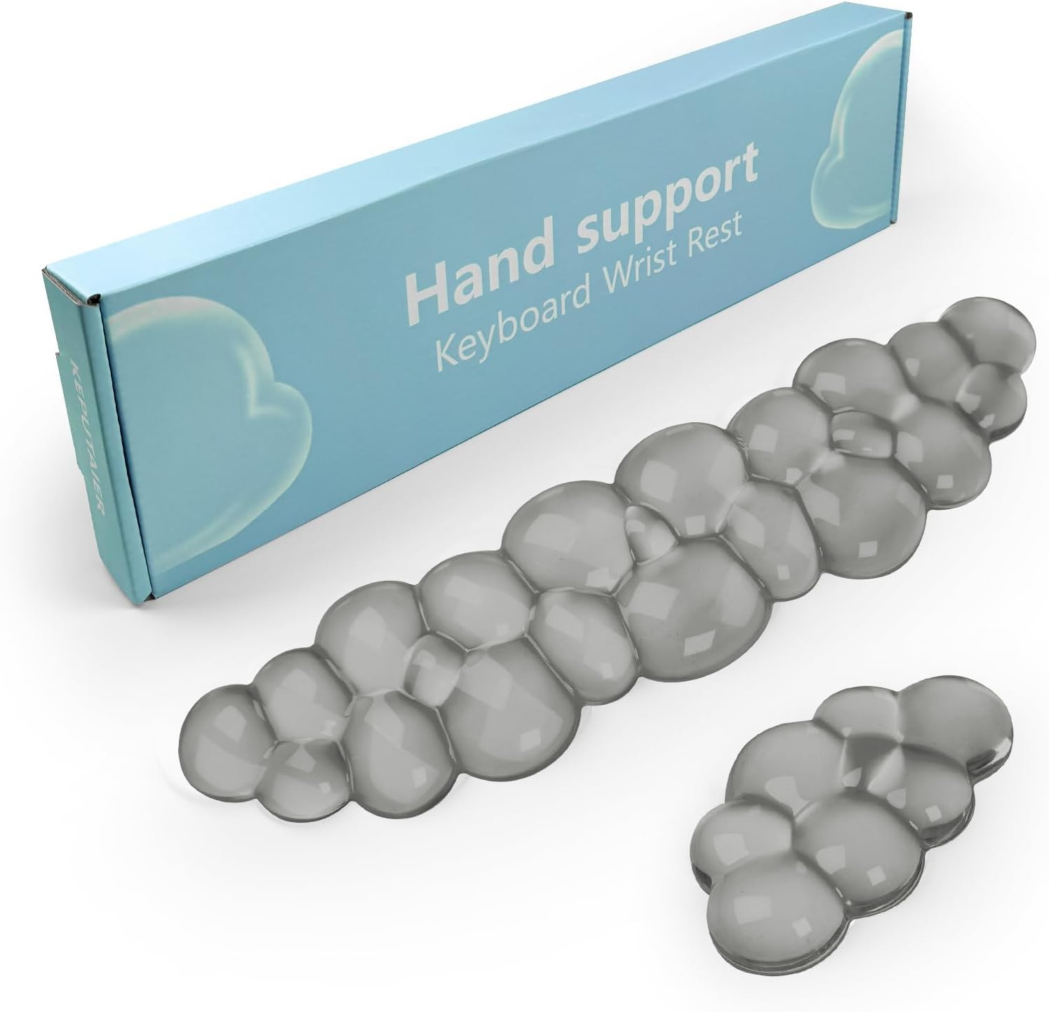 Gel Cloud Keyboard and Mouse Wrist Rest, Cute Wrist Support and Arm Support Keyb