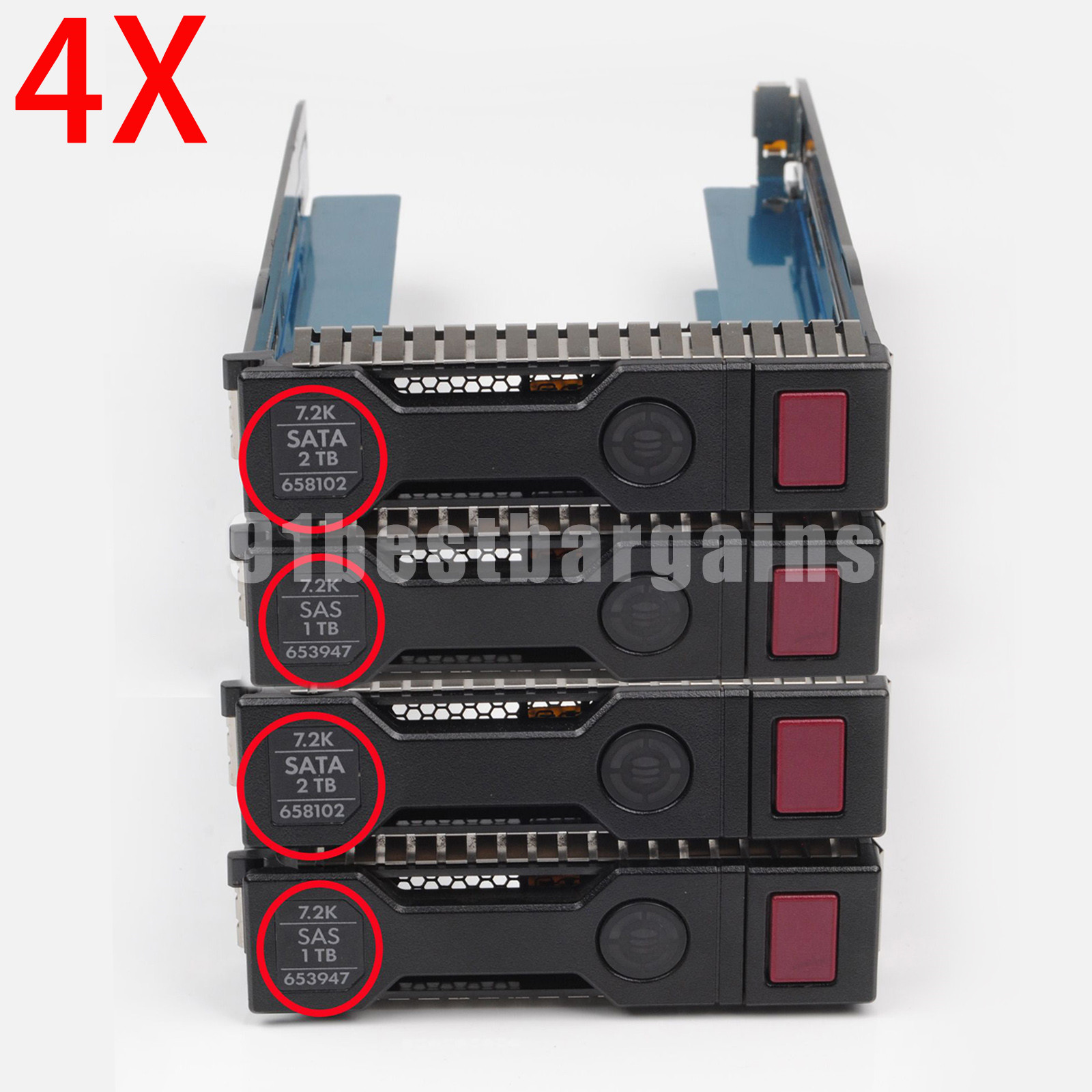 4X Original 651314-001 HP Gen8 Gen9 3.5''Hard Drive Tray G8 G9 651320-001 DL380p