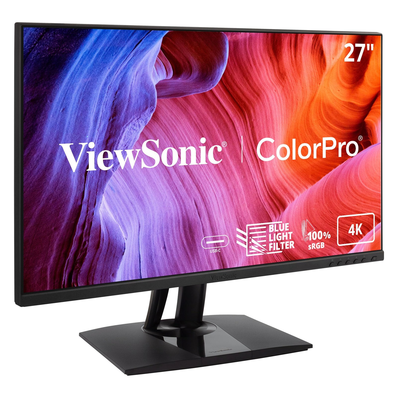 27 Inch 4K UHD Monitor 60W USB C sRGB ColorPro ViewSonic VP2756-4K
