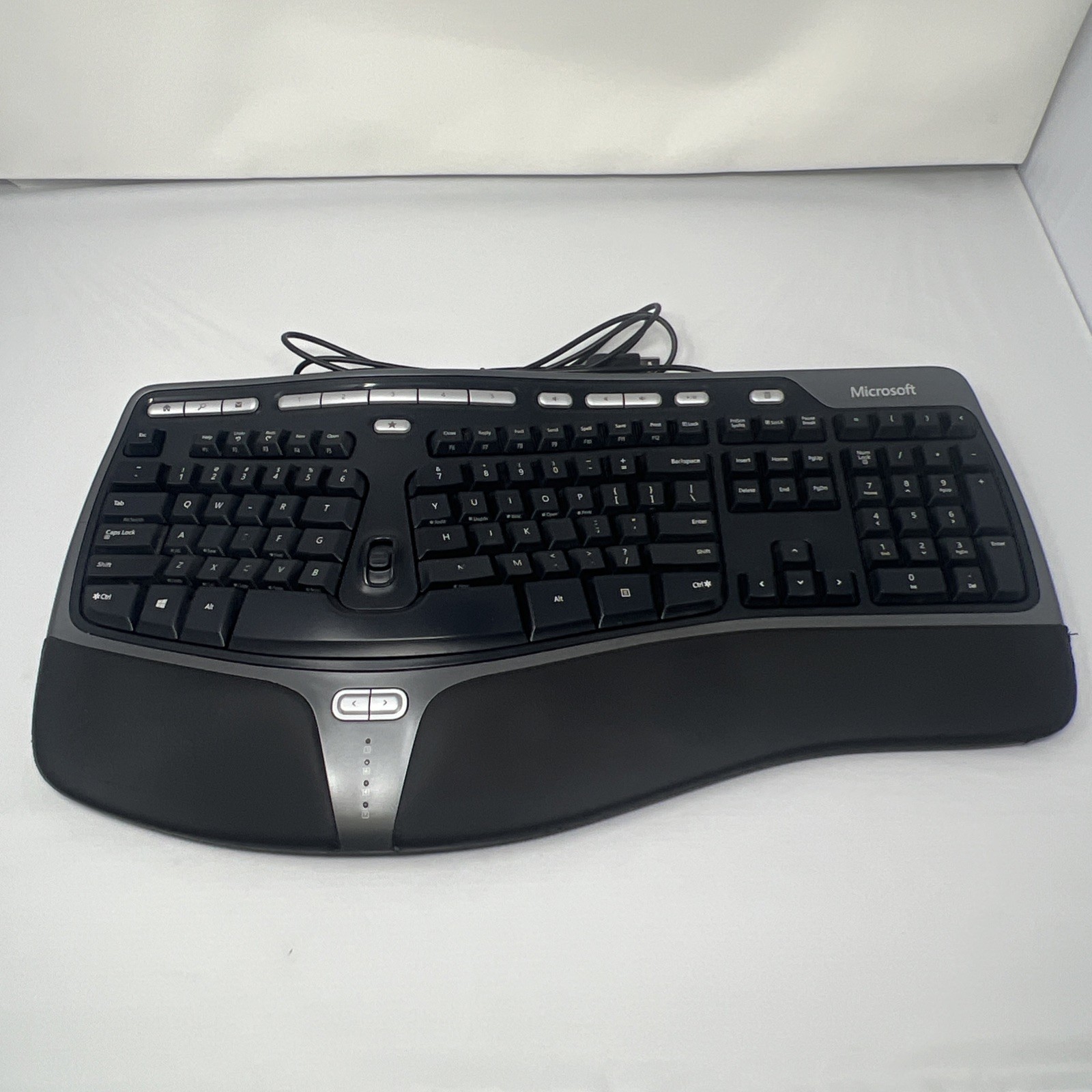 Microsoft Natural Ergonomic Keyboard 4000 v1.0 Model KU-0462 Wired USB Tested