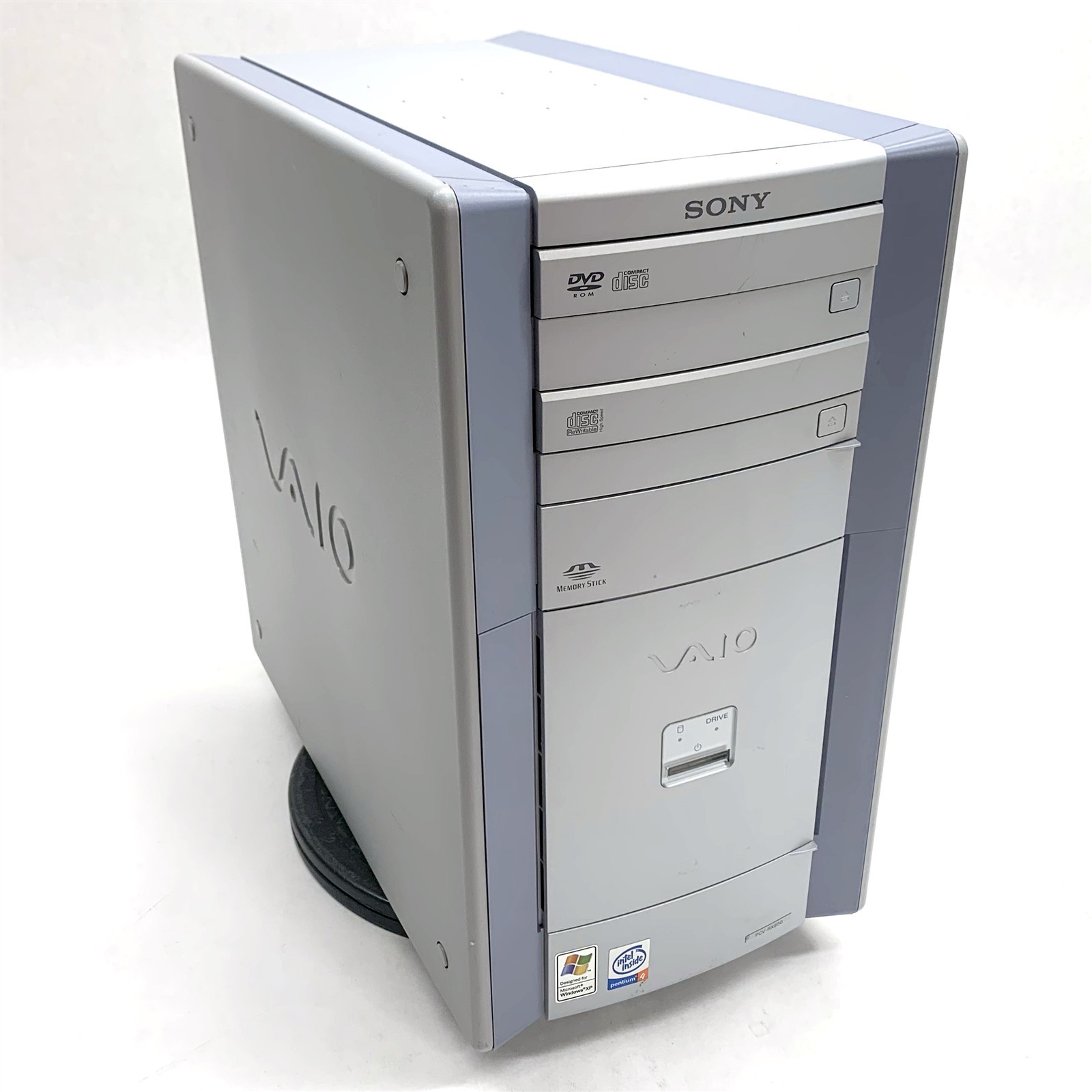 Vintage Sony Vaio PCV-7726 Desktop Computer Tower Intel Pentium 4 512MB No HDD