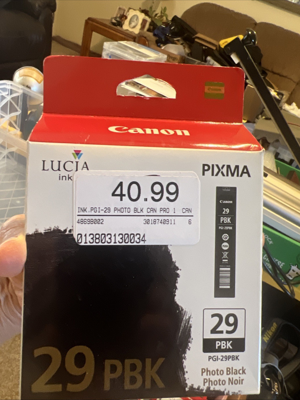 Canon Pixma PGI-29PBK. Six New Unopened Boxes. .