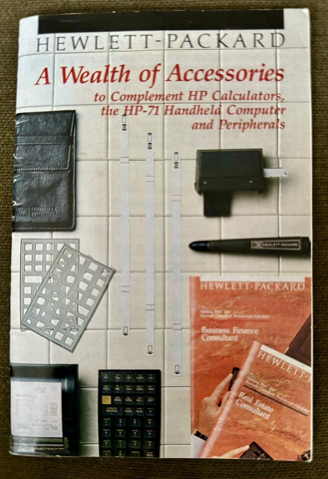 RARE 1987 Hewlett-Packard A Wealth Of Accessories HP-71 HP Calculators Guidebook