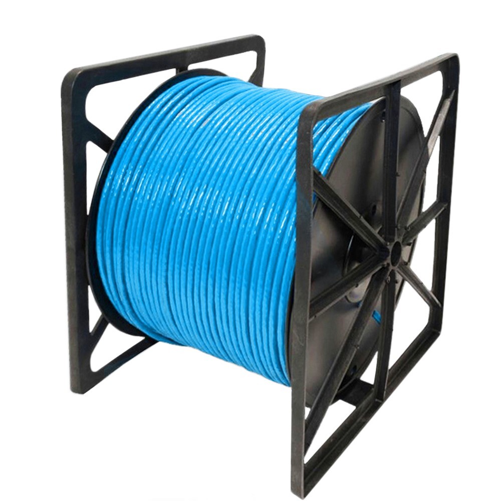 1000ft Cat6 100% Copper Shielded Plenum CMP 550Mhz Fluke Ethernet LAN Cable Blue