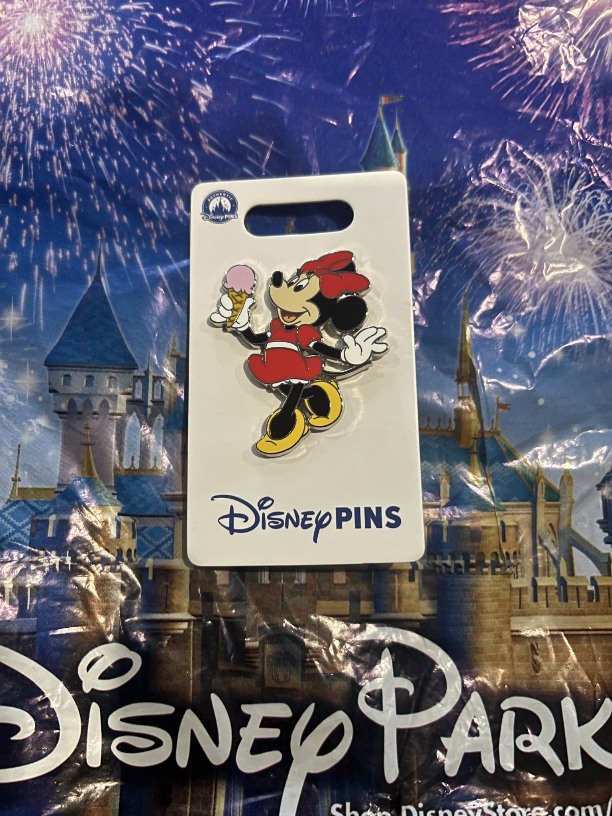 NEW 2026 Disney Parks Minnie Mouse & Ice Cream Pin