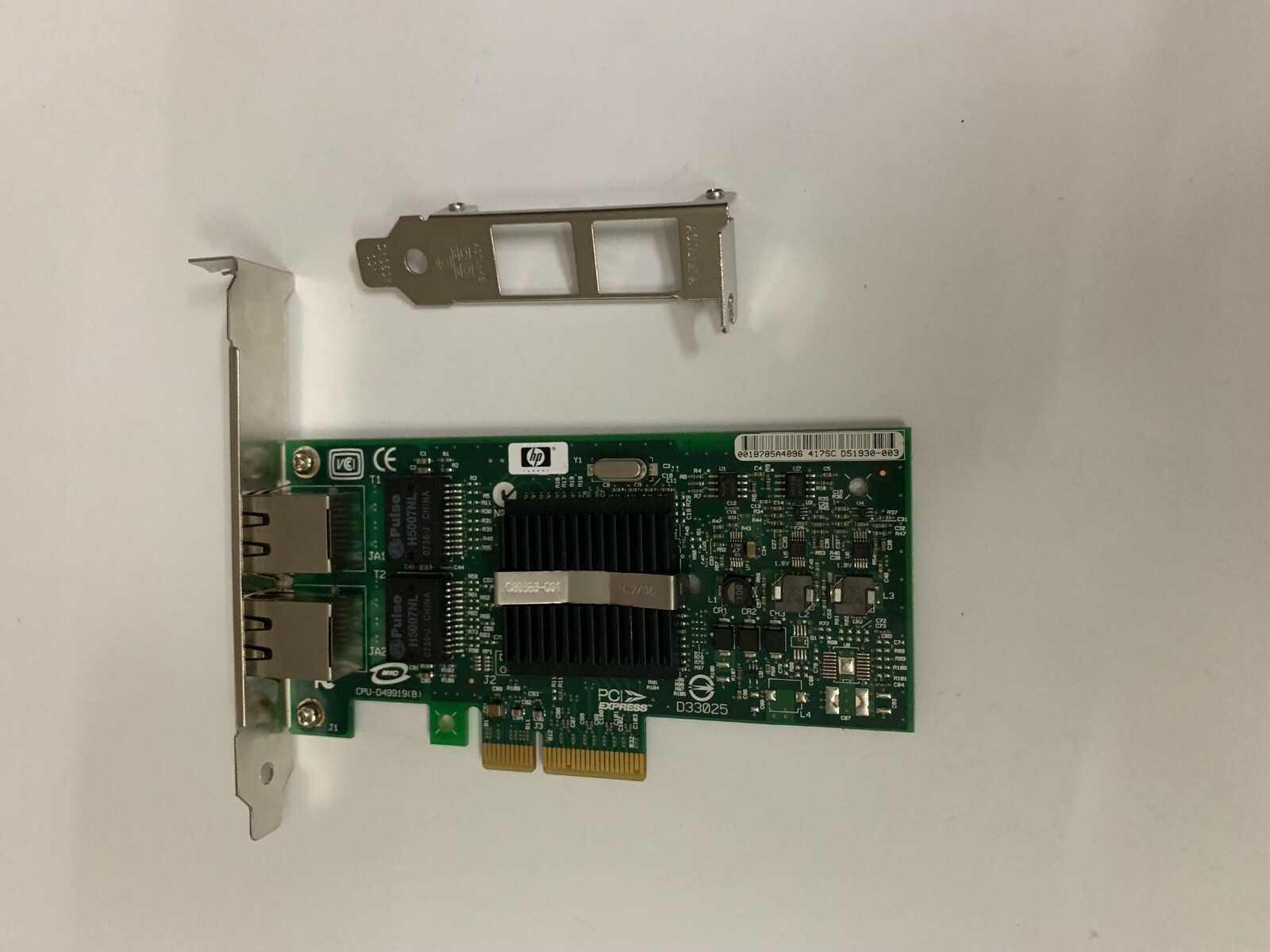 HP 412648-B21 412651-001 412646-001 NC360T PCI EXPRESS DUAL PORT ADAPTER