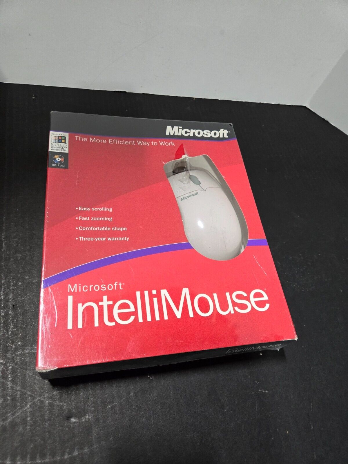 Factory Sealed Vintage Microsoft IntelliMouse 3.0 PS/2