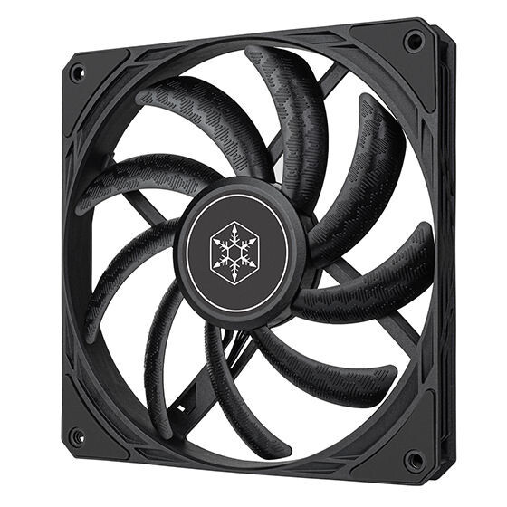 Silverstone AS140B Air Slimmer 140mm x 140mm x 15.5mm Slim Fan, 4Pin PWM