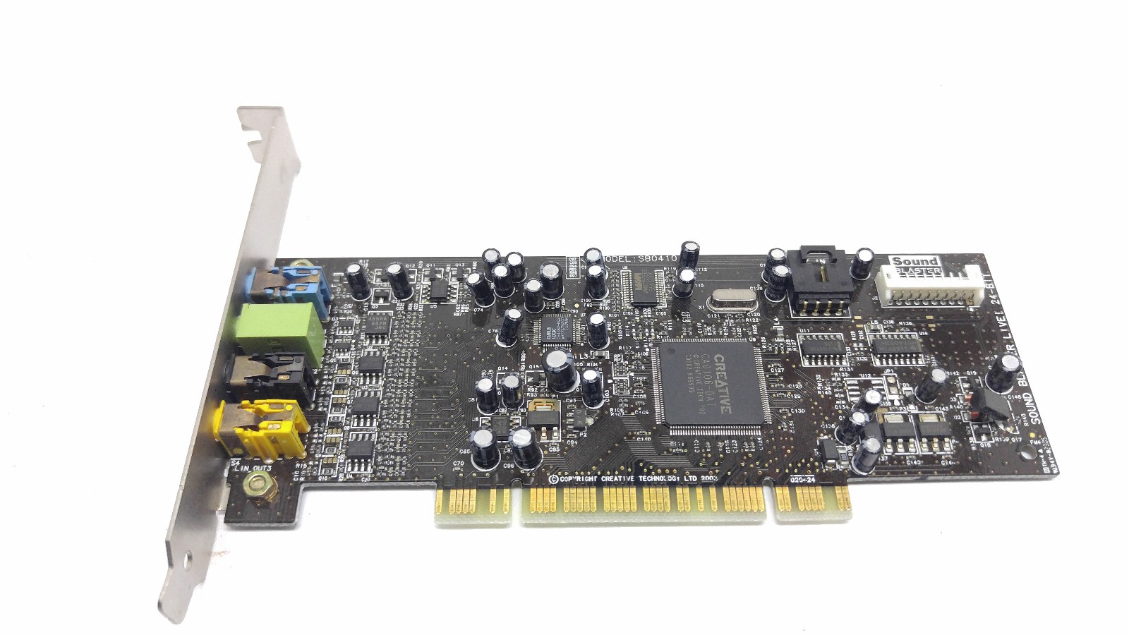 Creative Labs Sound Blaster Live Digital Sound Card, Model SB0410