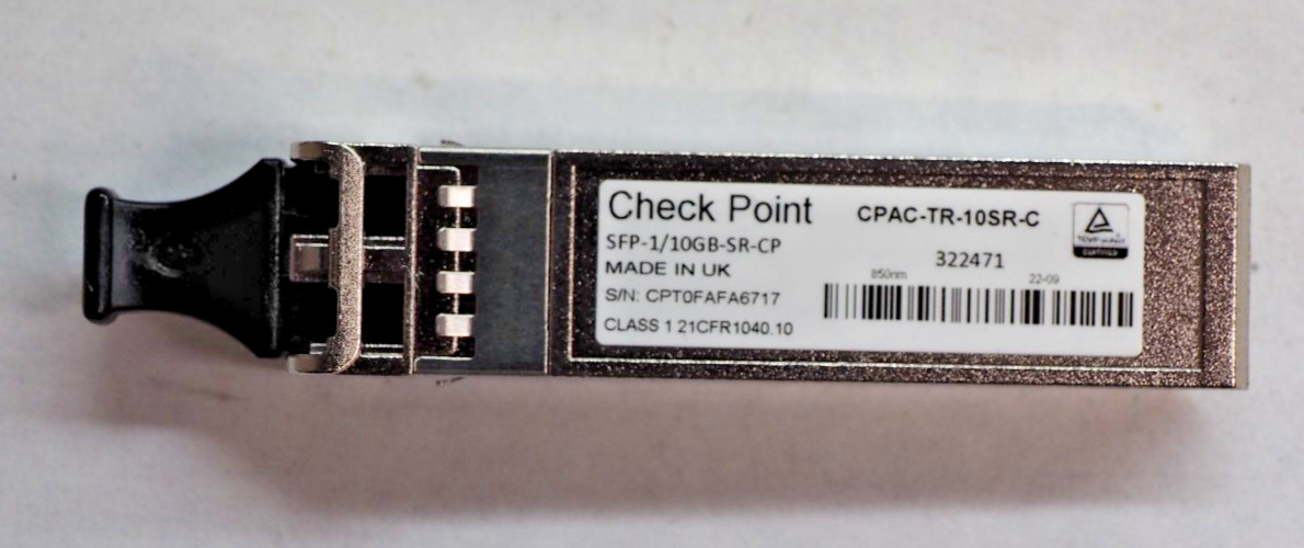 CheckPoint CPAC-TR-10SR-C 10GB Ethernet SFP+ SR 850nm Optical Transceiver