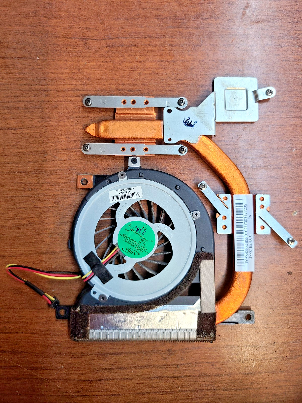 GENUINE SONY PCG-71811L VPCEH390X HEATSINK CPU COOLING FAN 4XHK1HSN010 AD000JE7