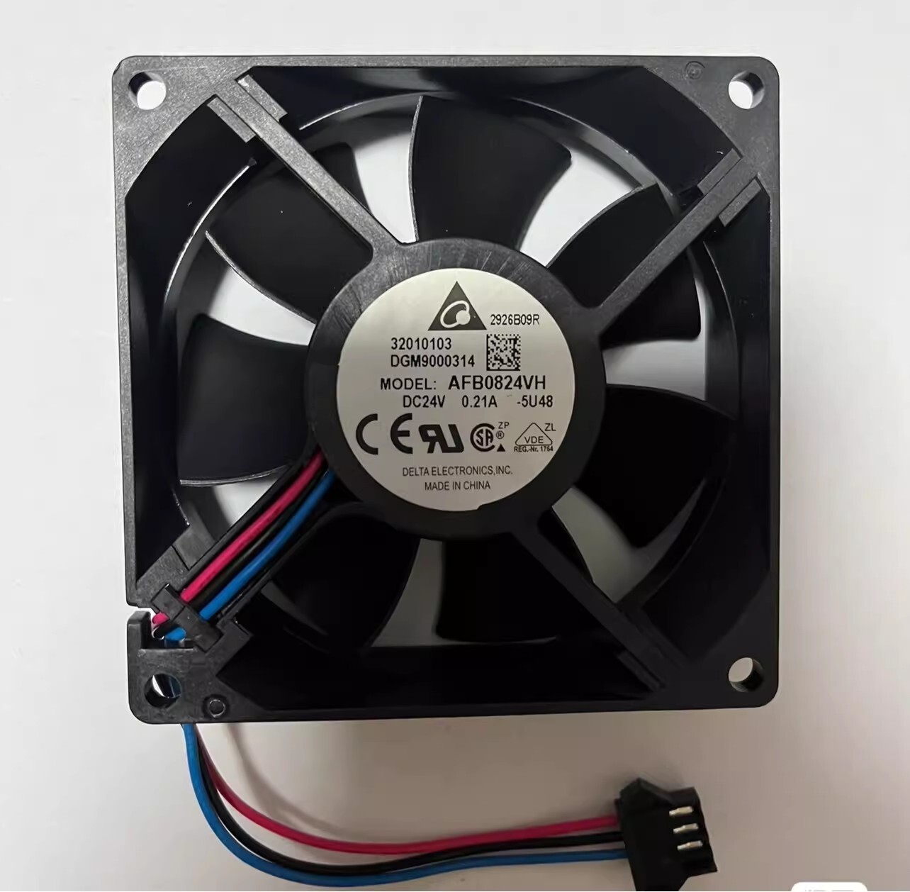 Delta AFB0824VH 8025 DC24V 0.21A 8CM 3-Wire Inverter Cooling Fan