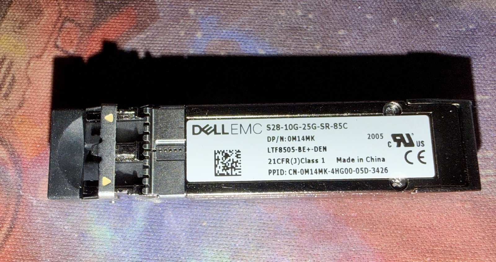 Dell SFP28-10G-25G-SR-85C 25GbE/10GbE Dual-Speed SFP28 Transceiver