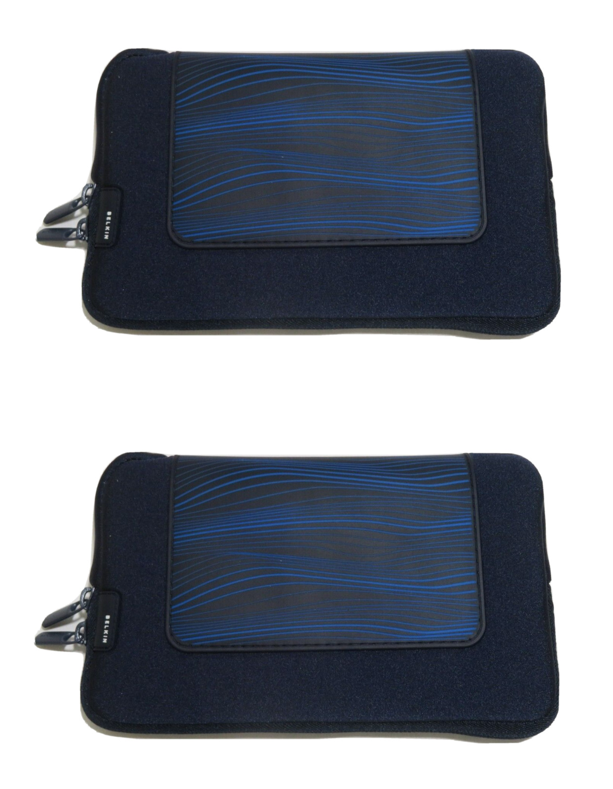 2 LOT Belkin F8N518-190 e-book Protective Reader Sleeve case Blue 8.25