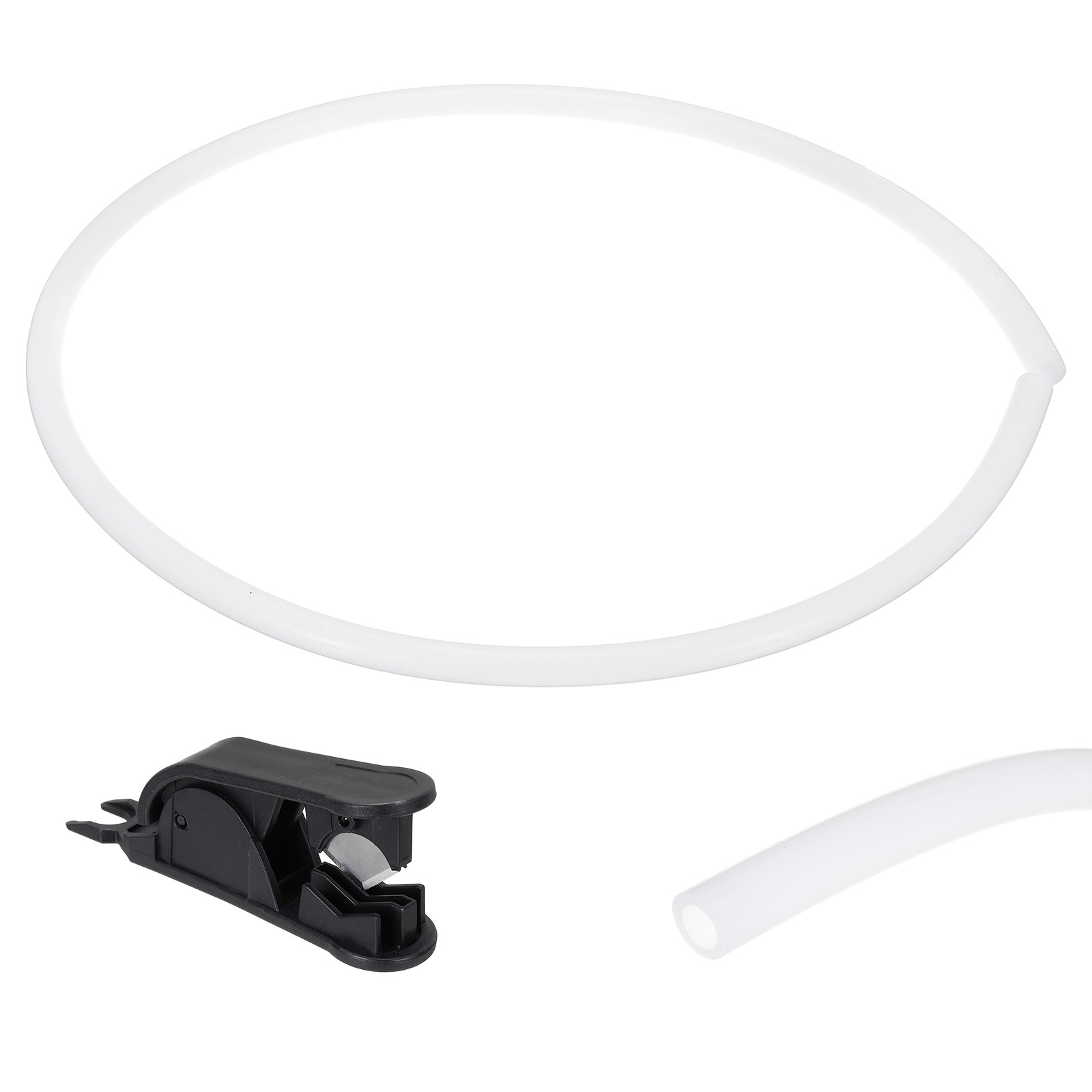 3.28 ft Tubing 8mm ID x 11mm OD with Cutter Milky White