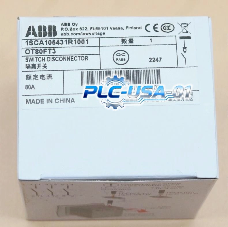 1PCS New ABB OT80FT3 80A Isolation Switch 1SCA105431R1001 Fast Shipping