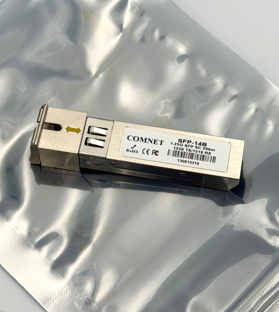 ComNet SFP-14B BiDi SFP 1Gb Single Mode 20km 1550/1310nm LC Fiber Module -NEW