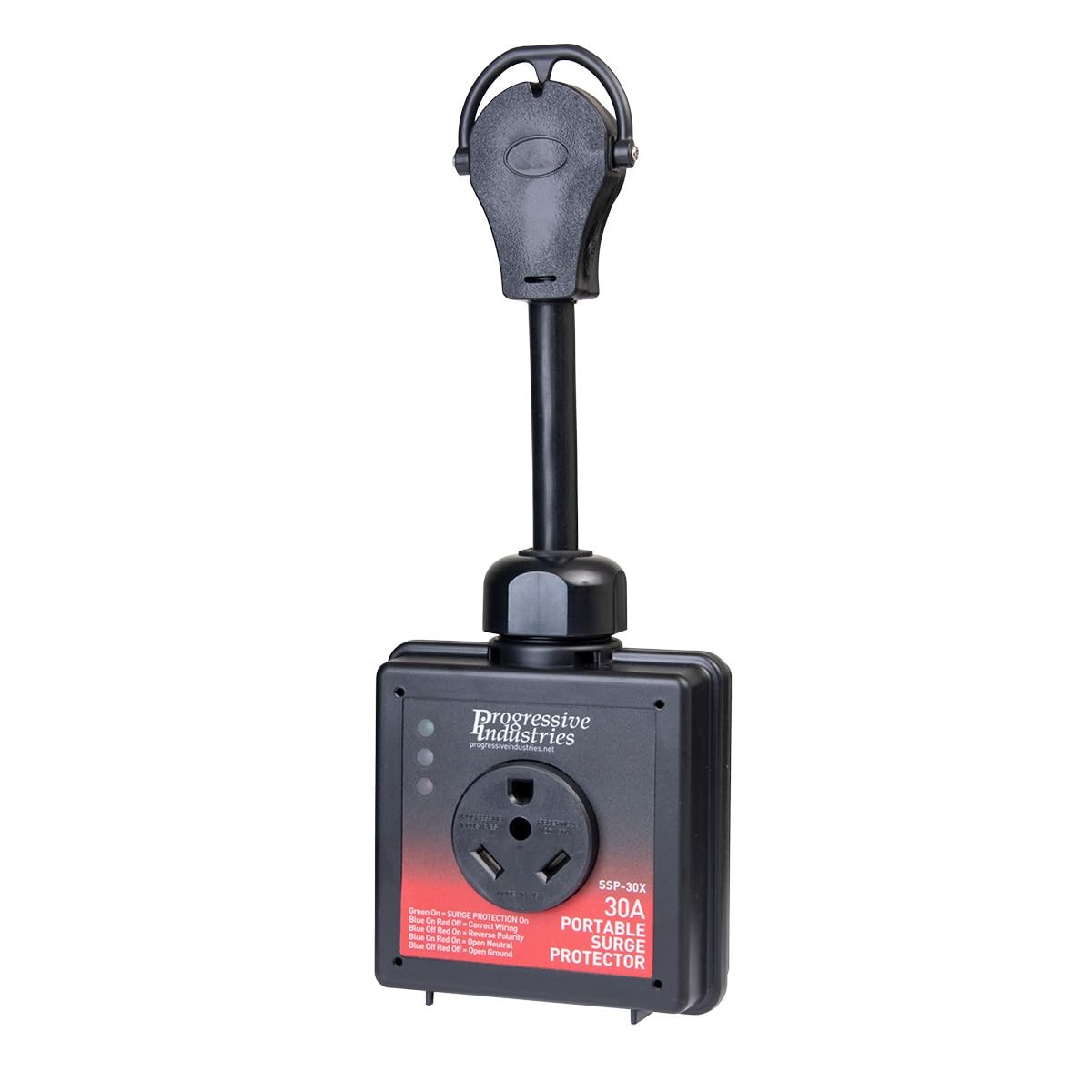 SSP-30X Portable RV Smart Surge Protector, Black, 30 Amp