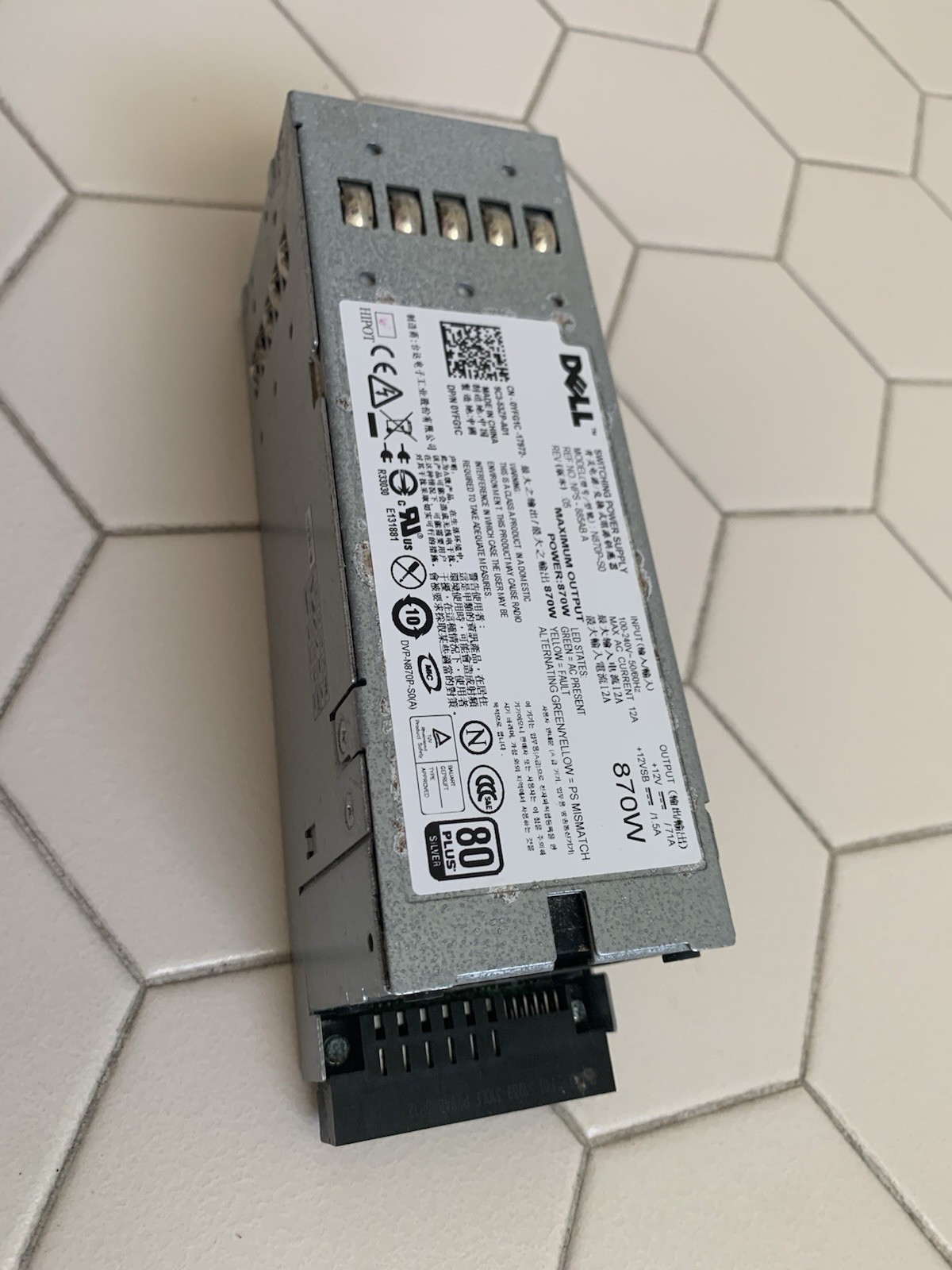 Dell CN-0YFG1C 870W Hot-Swap Modular Power Supply Unit (PSU) – Tested Working