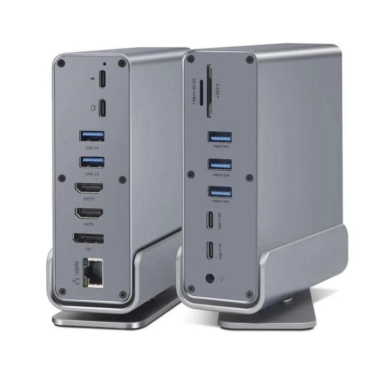 15-in-1 USB C Docking Station, Triple Monitor 4K HDMI Hub, 3xUSB 3.2 .
