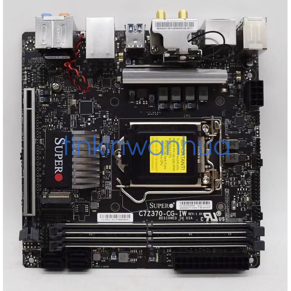 For Supermicro C7Z370-CG-IW Motherboard LGA1151 DP+Micro-ATX 100% Tested OK