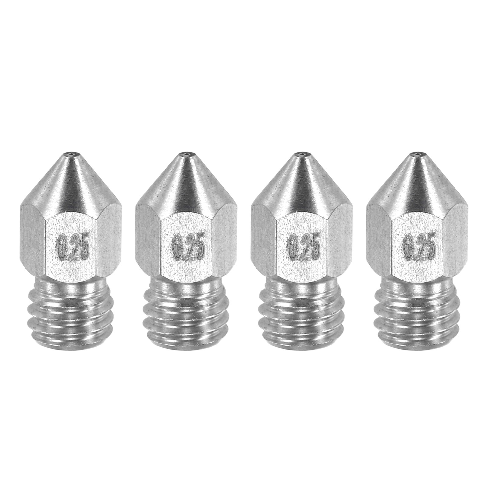 4 x MK8 Nozzles 0.25mm 3D Printer Extruder Nozzle for 1.75mm Filament