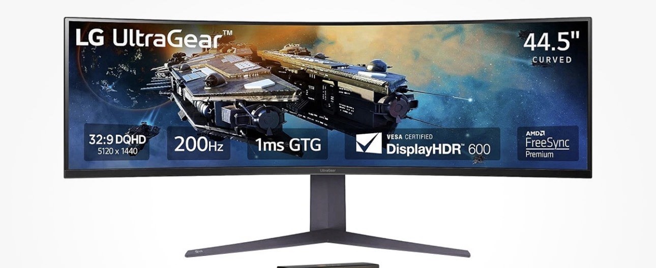 LG 45-inch Ultragear Curved Gaming Monitor