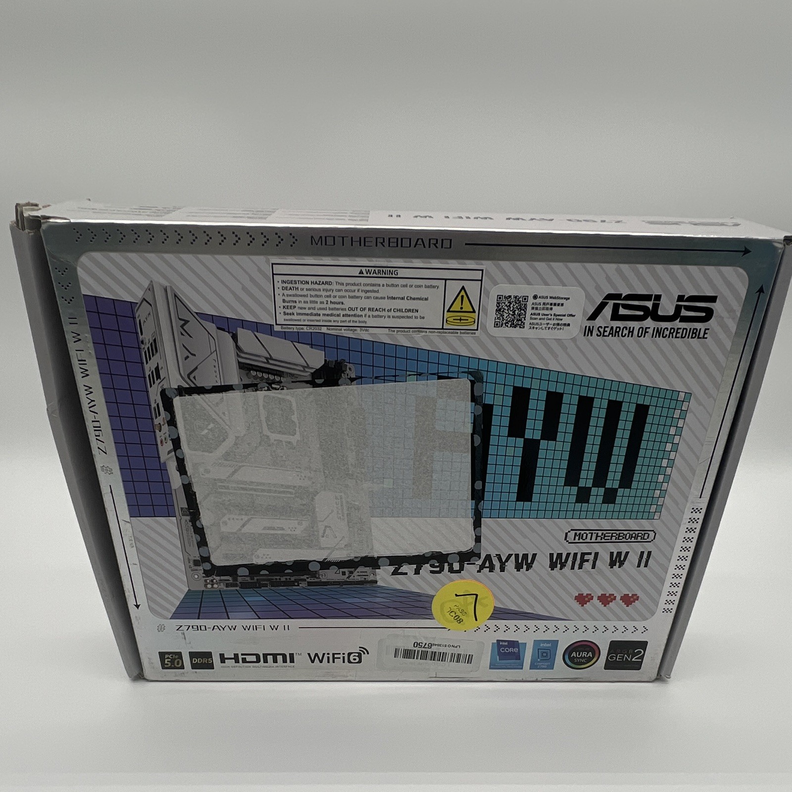 ASUS Z790-AYW WIFI W II Intel LGA1700 ATX DDR5 WiFi HDMI Gaming