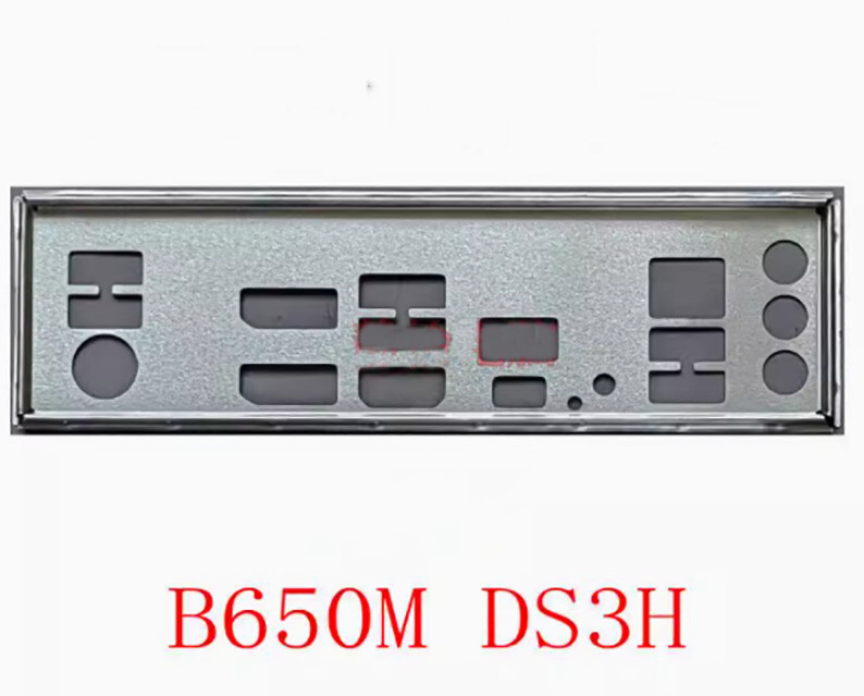 Shield I/O IO Backplate For GIGABYTE B650M DS3H Motherboard