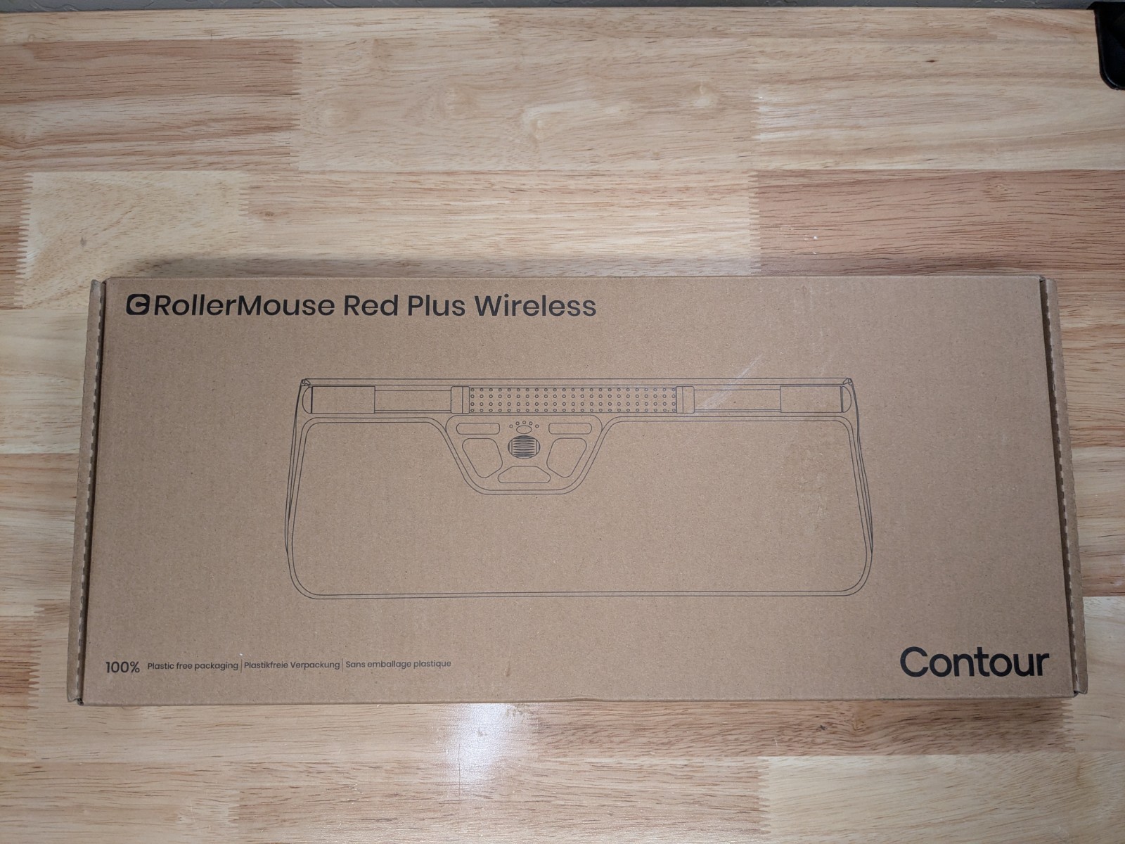 Contour Design RollerMouse Red Plus Wireless Ergonomic Mouse CDRMRED10210
