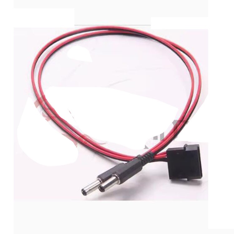 DC Power Conversion Line Large 4P to Dual 5.5 * 2.1 6.6A50CM Current Male Parts