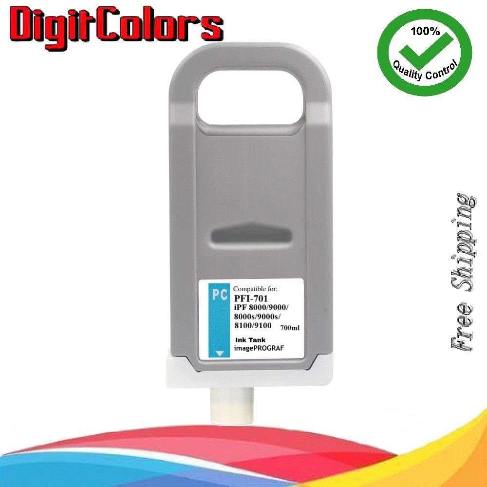 PFI-701 Photo Cyan Ink Cartridge for IPF 8000s 9000s 8100 9100 8000 PFI701PC