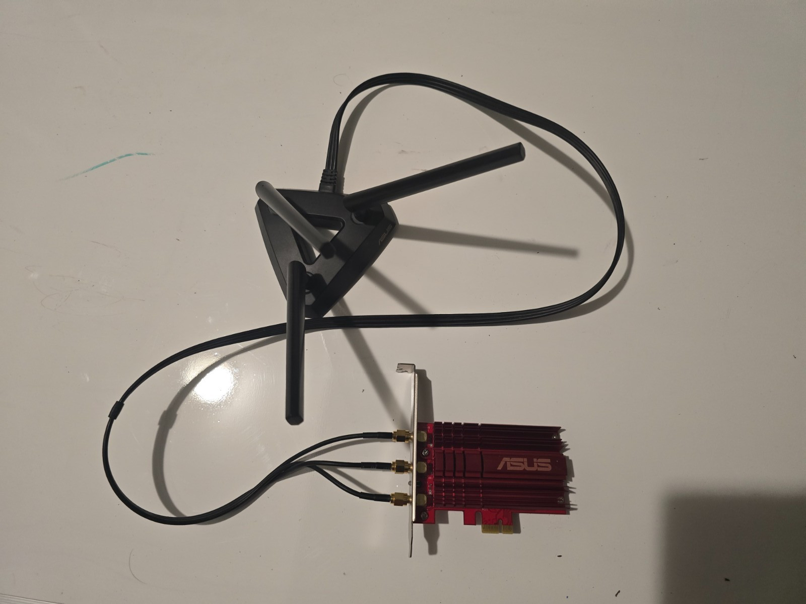ASUS PCE-AC68 AC1900 PCIe WiFi Card Dual Band Adapter w/ Antenna Base