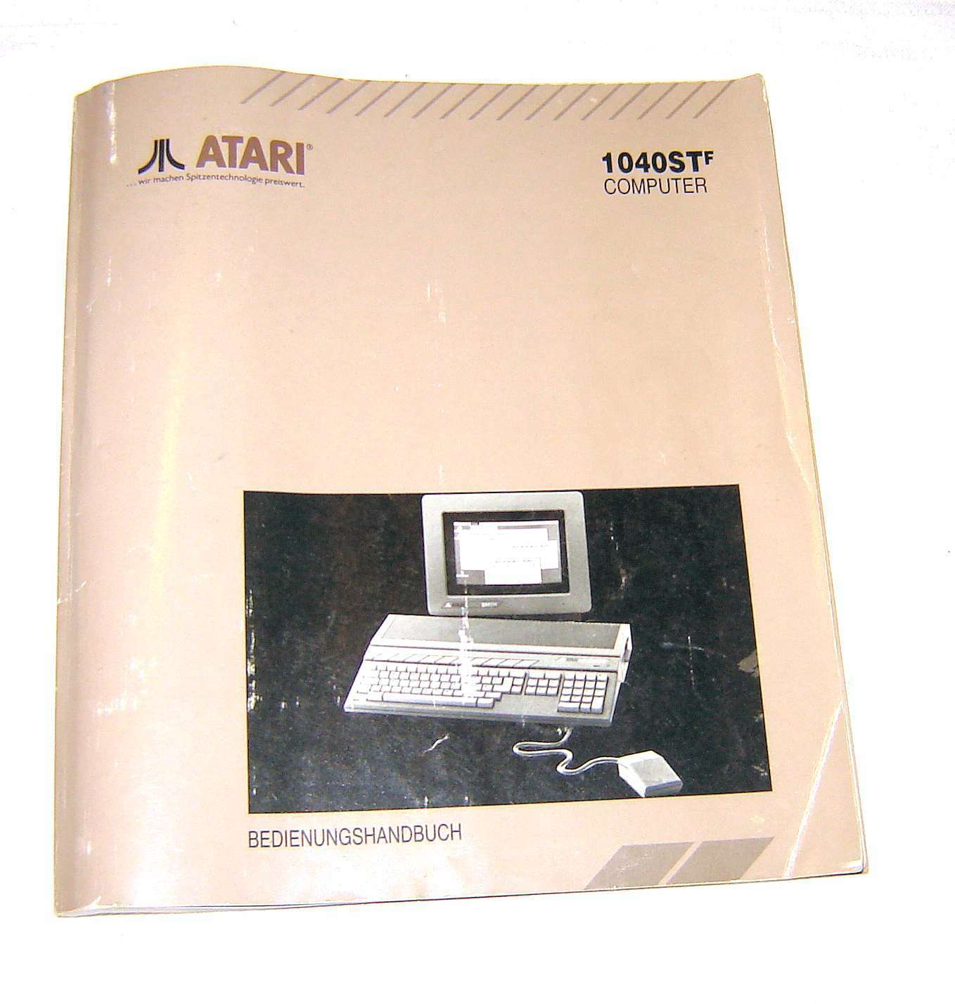 Atari 1040STF Computer Bedienungshandbuch