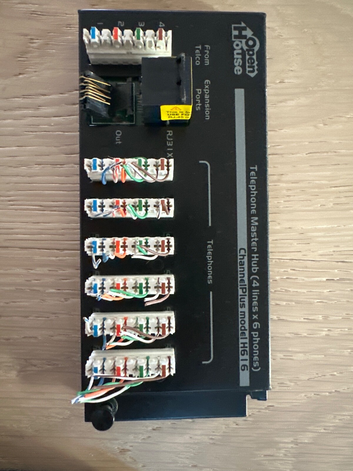 Open House Telephone Master Hub (4 Lines x 6 Phones) ChannelPlus H616