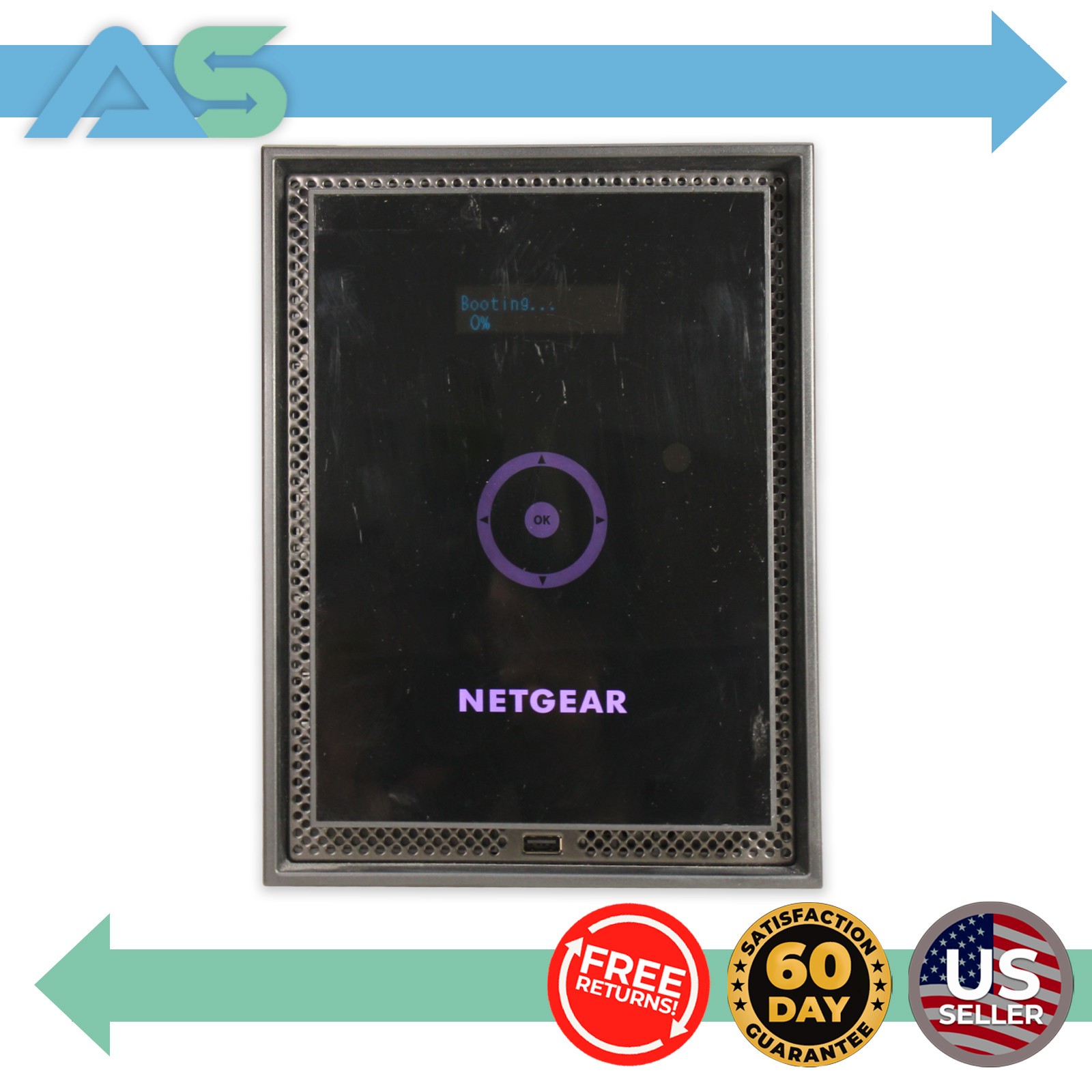 Netgear ReadyNAS 516 RN51600 6-Bay Desktop NAS Storage Server Network Enclosure