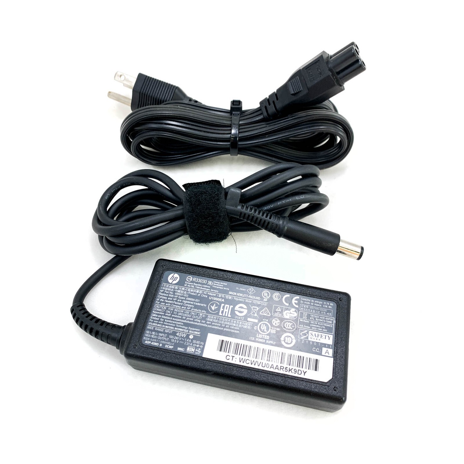 Genuine HP 45W Adapter HSTNN-CA40 744893-001 Laptop Power Charger 19.5V 2.31A