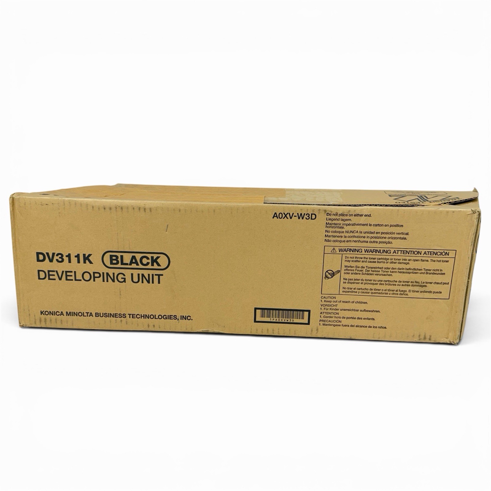 Genuine Konica Minolta DV311K Black Developing Unit A0XV-W3D OEM - New Sealed