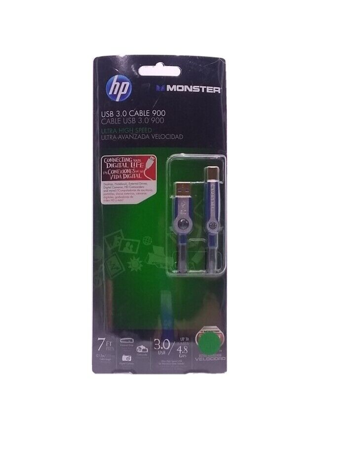 HP Monster Micro USB 3.0 Cable 900 New in Box