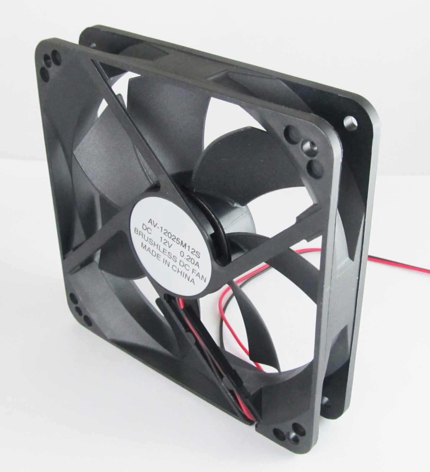 5pcs Brushless DC Cooling Fan 120x120x25mm 120mm 12025 7 blades 5V 12V 24V 2pin