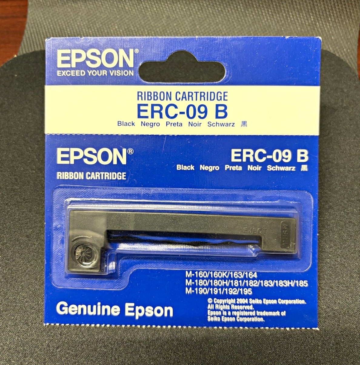 Epson Genuine ERC-09 B Black Ribbon Cartridge for M-160 M-180 Series (Lot of 11)