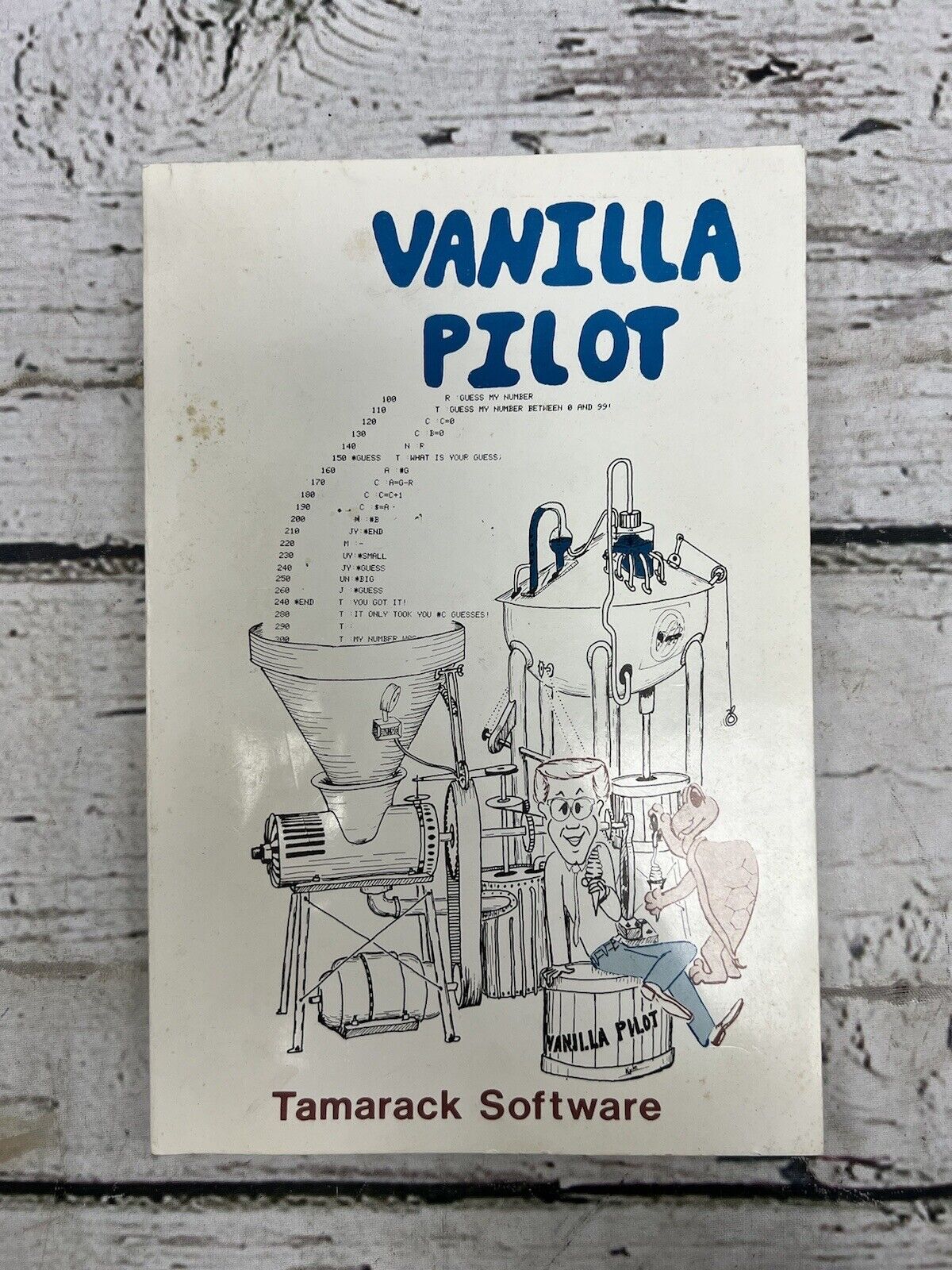 Vanilla Pilot Tamarack Software VTG 1982 Paperback Software Guide Manual Book