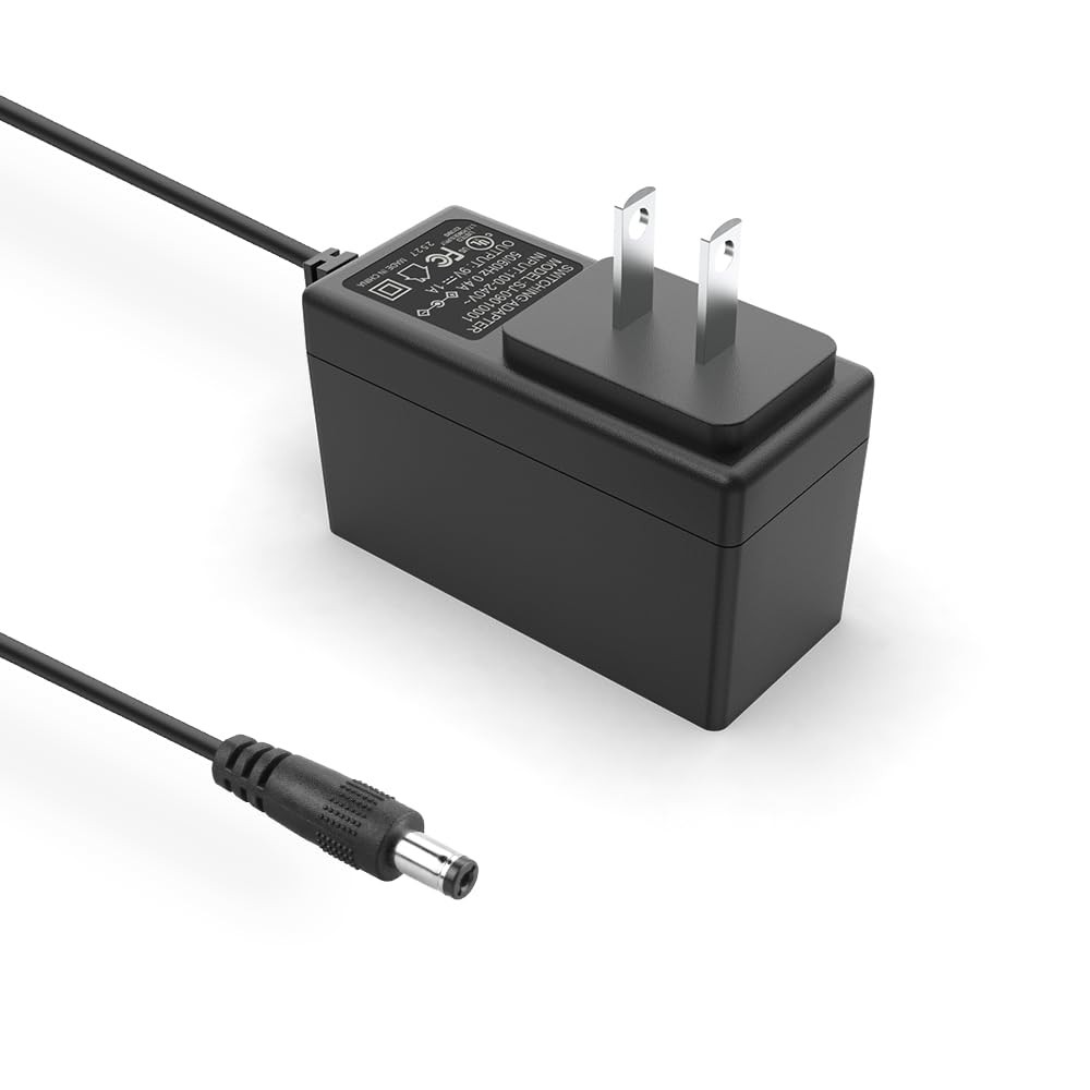 Guitar Pedal Power Supply, 9V DC 1A, BOSS PSA Adapter Black