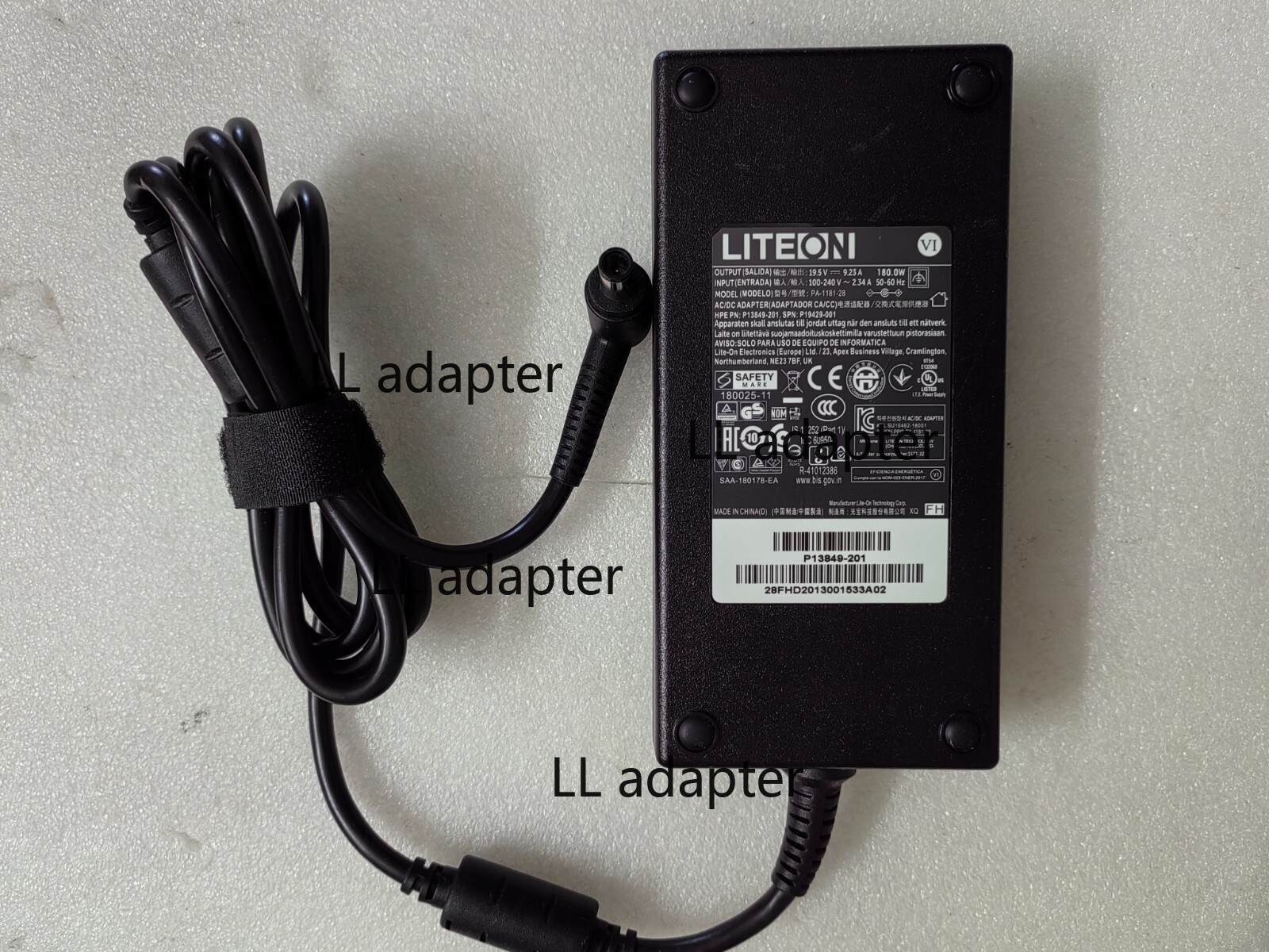 For HPE ProLiant MicroServer Gen11 180W LITEON 19.5V9.23A P13849-201 Adapter OEM