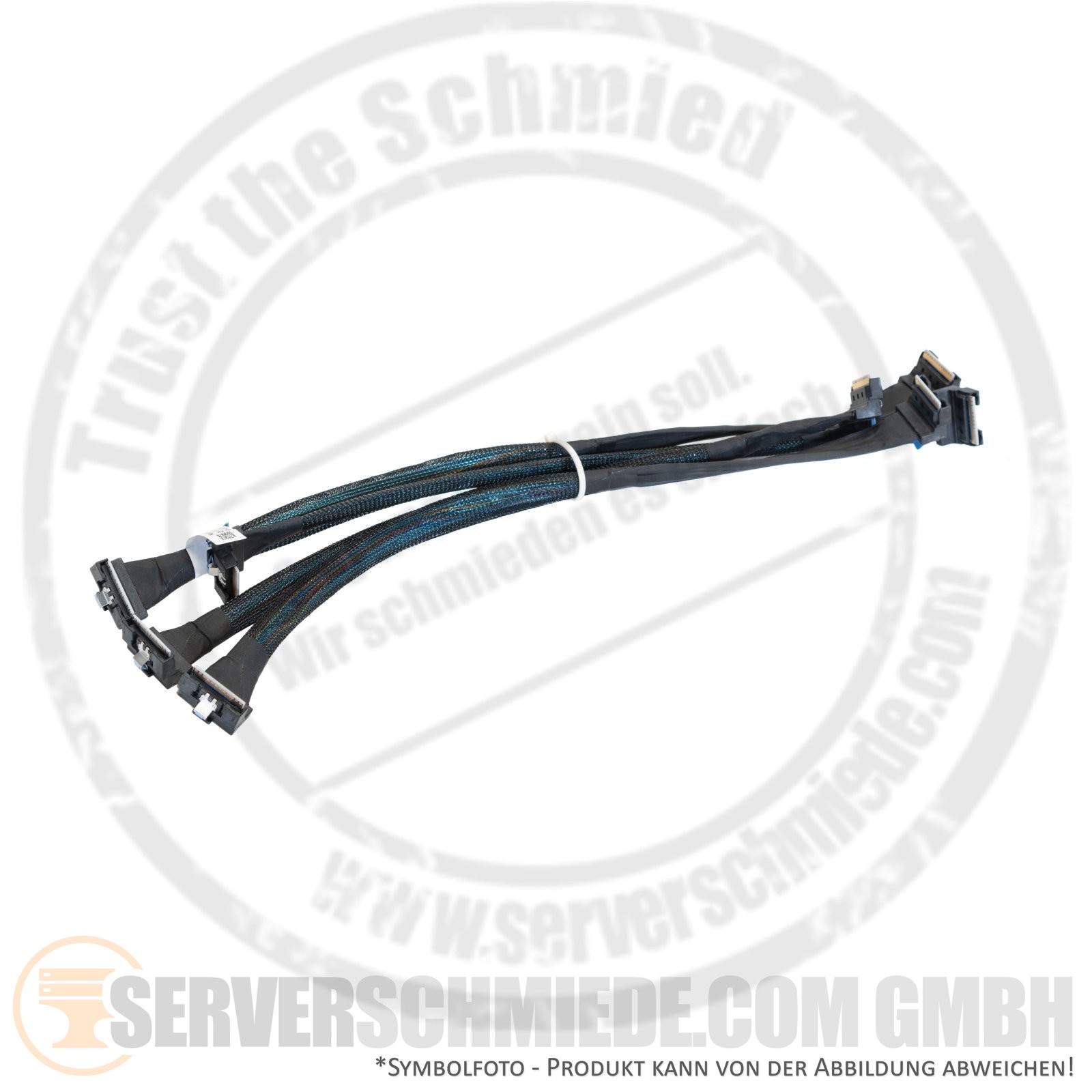 Dell NVMe cable cable 4x SFF-8654 angle R7415 R7515 0N3K4M - pack of 4 cables