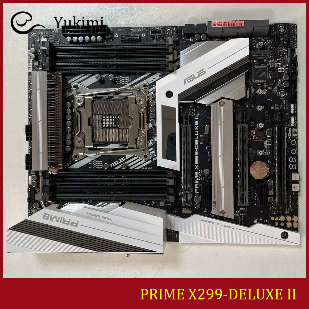FOR ASUS PRIME X299-DELUXE II DDR4*8 Socket 2066 128GB Motherboard Test OK
