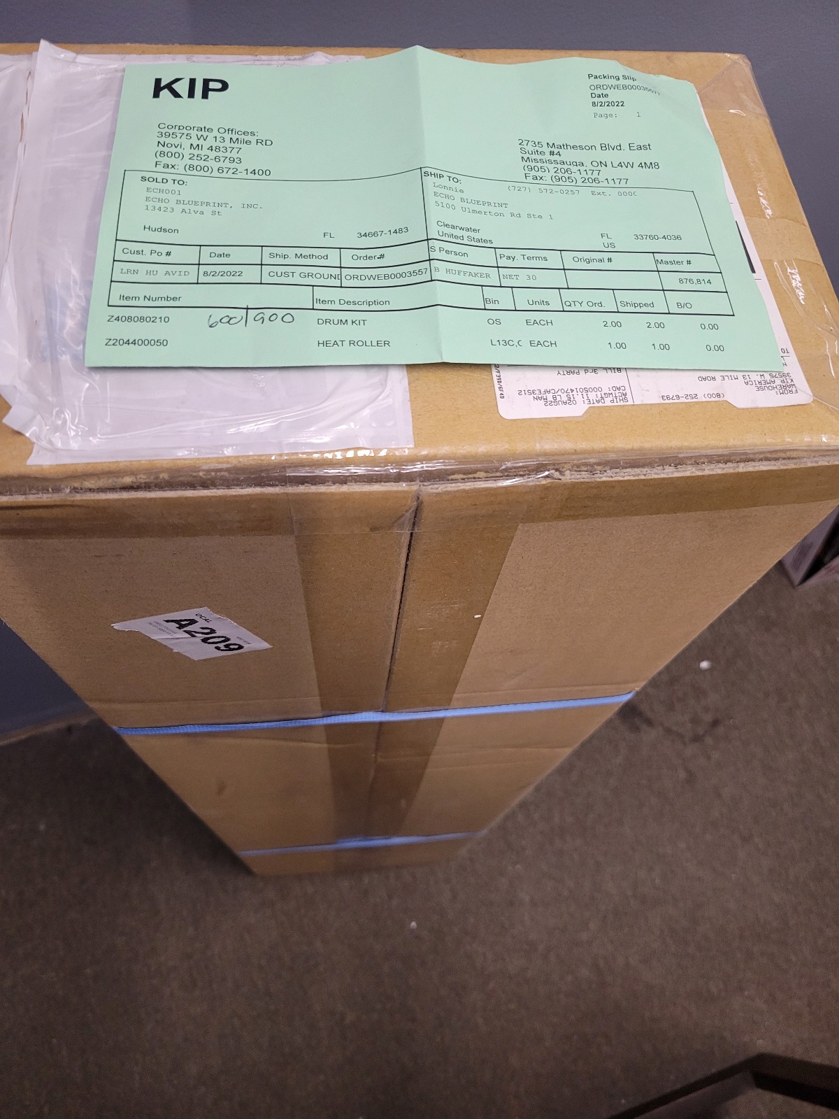 KIP 600/900 Drum Kit OEM Brand New in Box