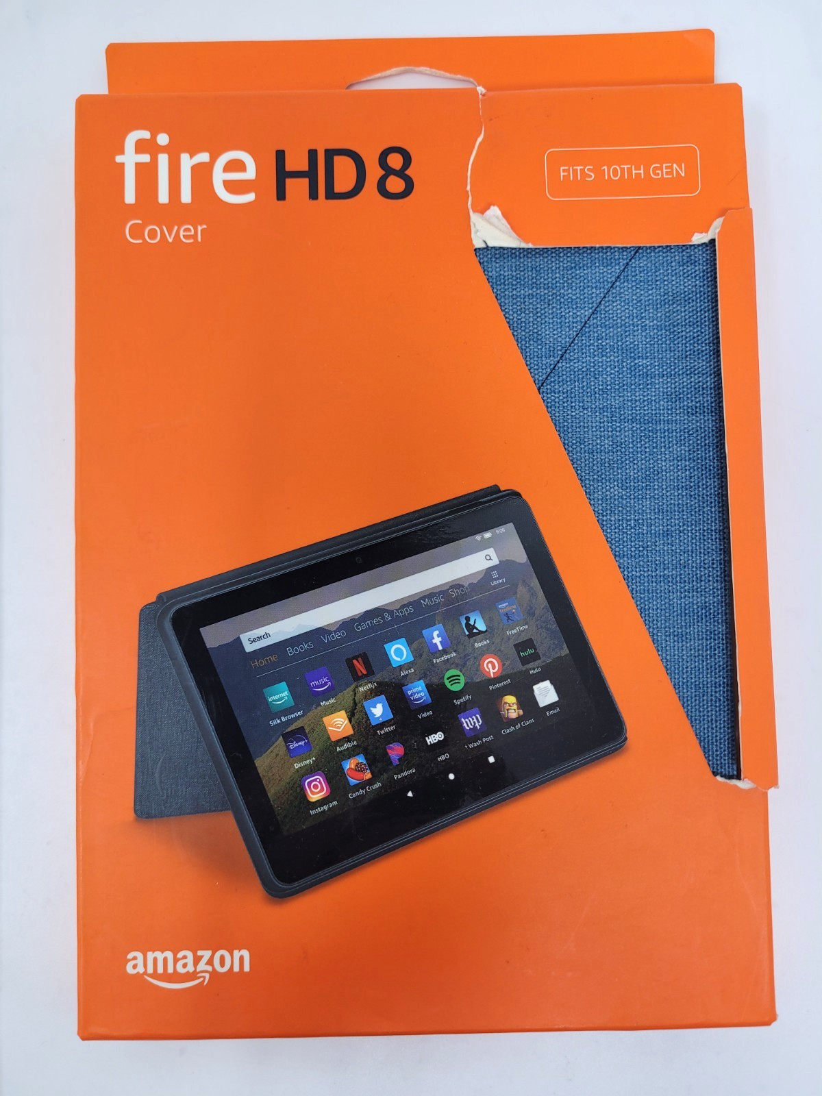 Amazon Fire HD 8 Cover Fits 10th Generation Tablet, Twilight Blue - OBX