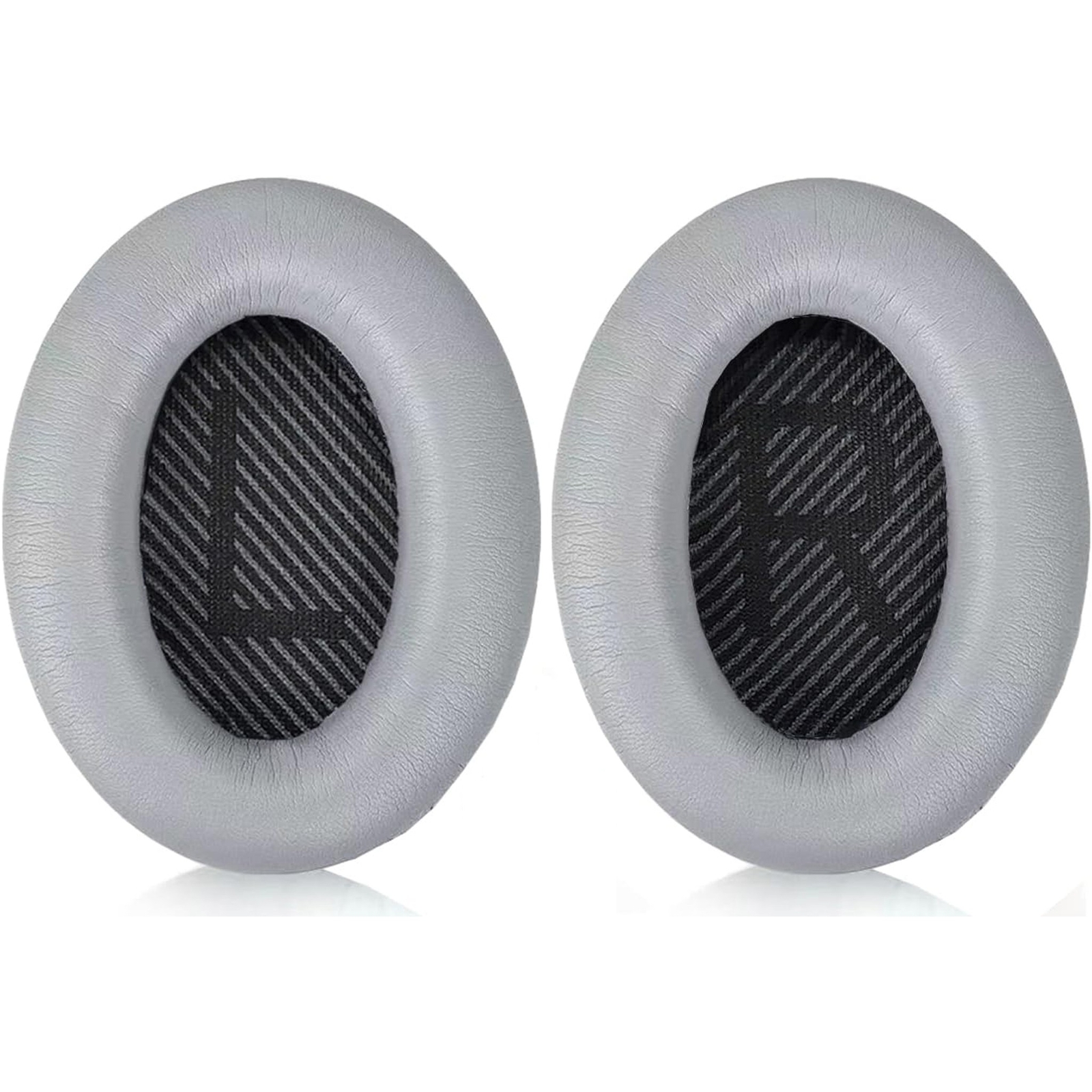 EAR PADSS for Bose QuietComfort QC15 QC25 QC35 QC45 QC35 II Leather Silver 1 Pair